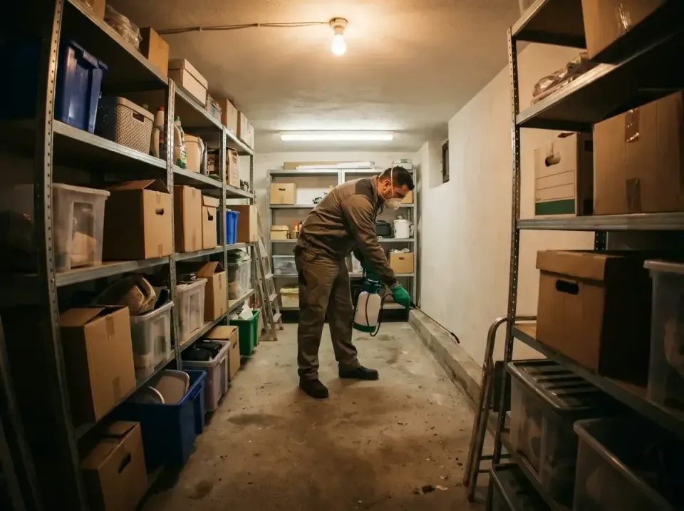 Pest Control Technician — Basement