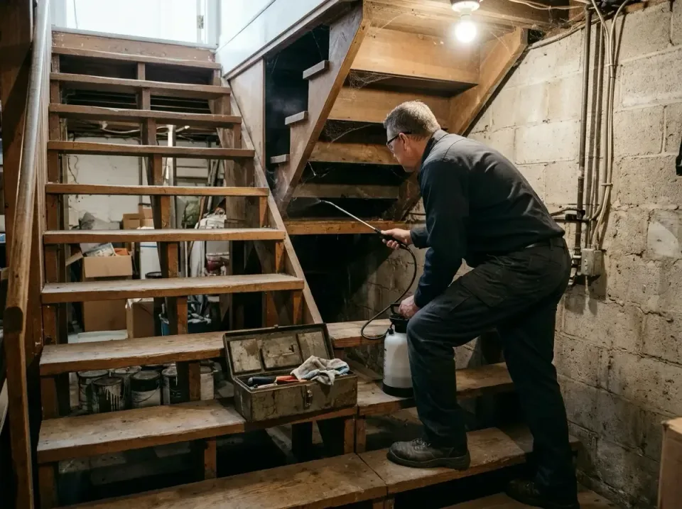 Pest Control Technician — Basement